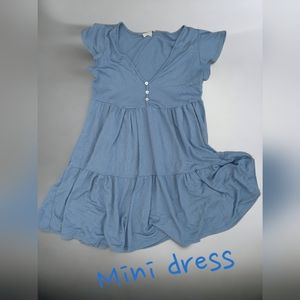 #2088 see you monday mini dress women M